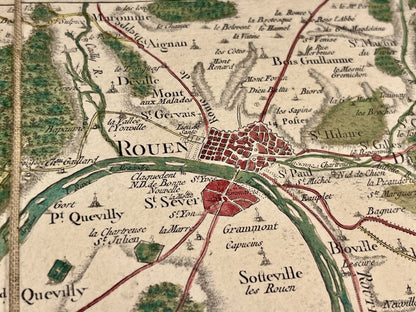 Achat carte Cassini Rouen