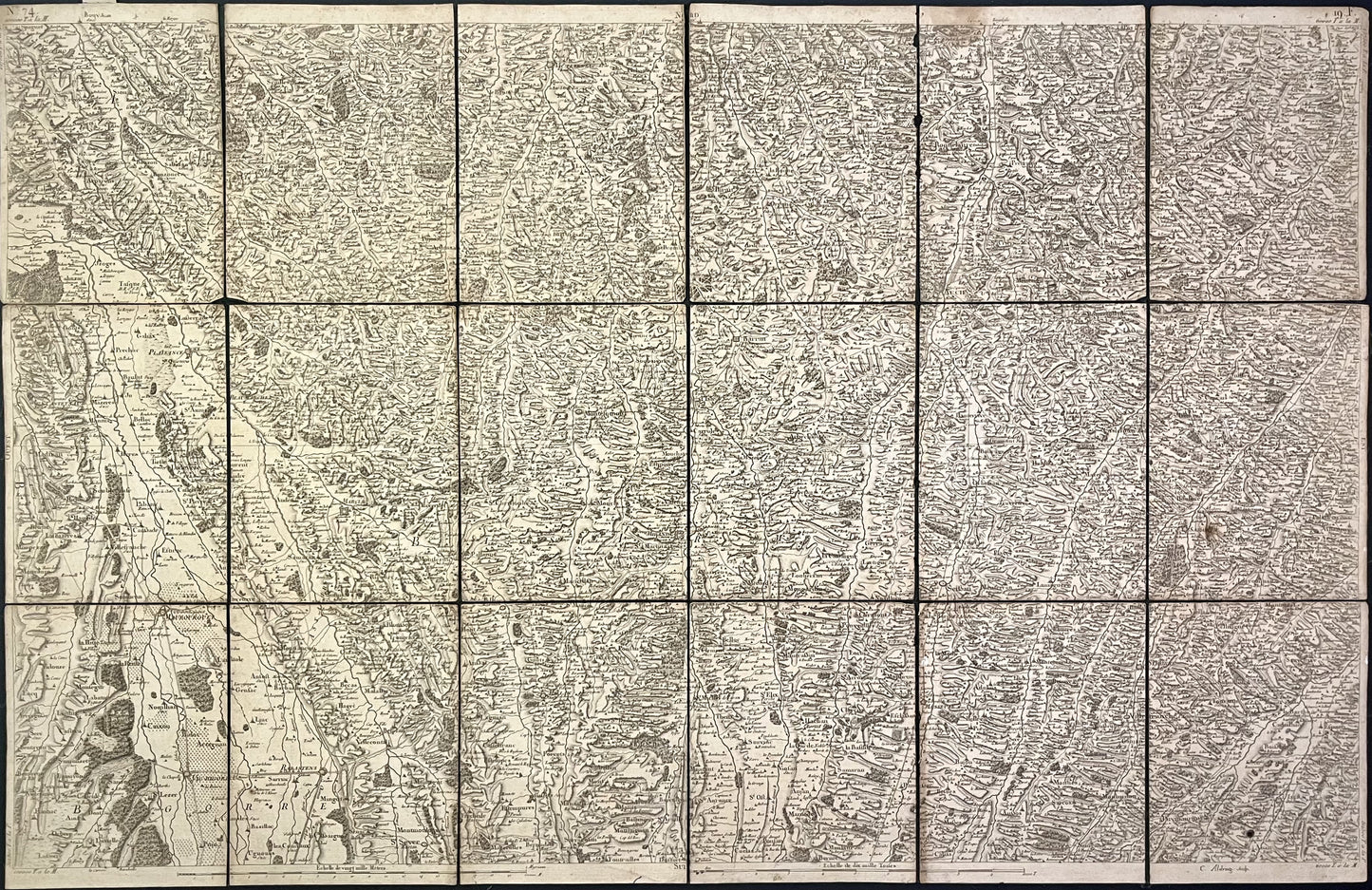 Achat carte Cassini ancienne Auch Gers