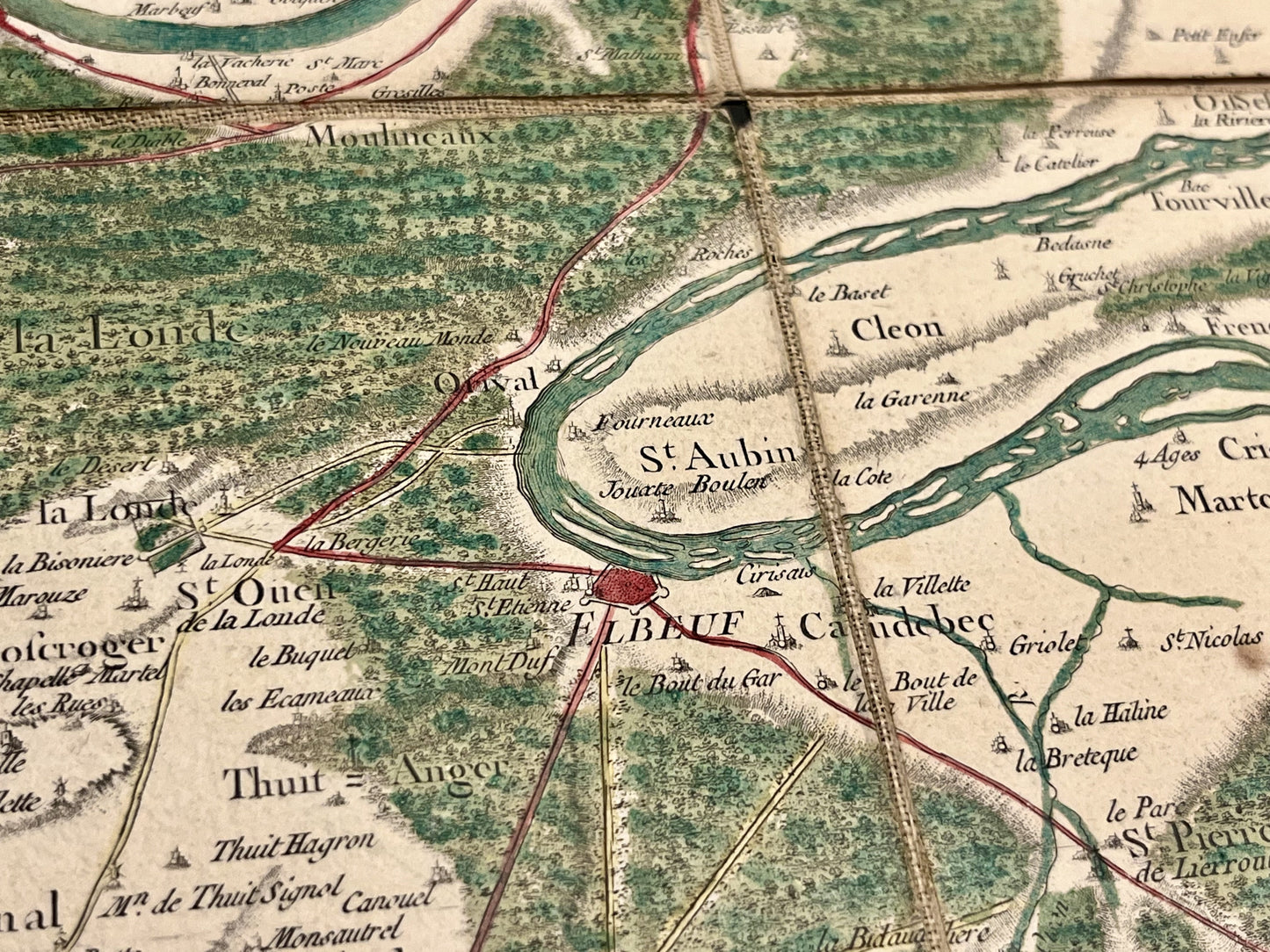 Achat carte Cassini ancienne Elbeuf
