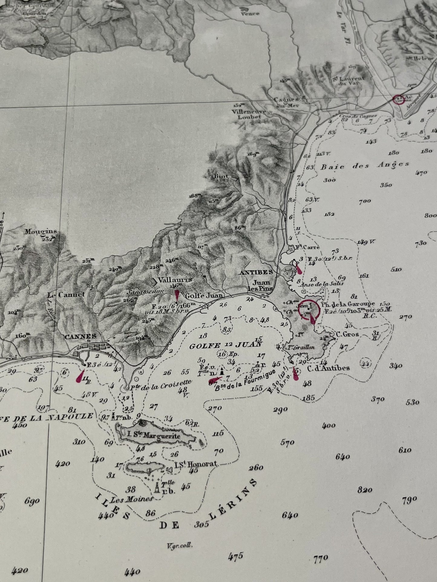 Achat carte ancienne Antibes