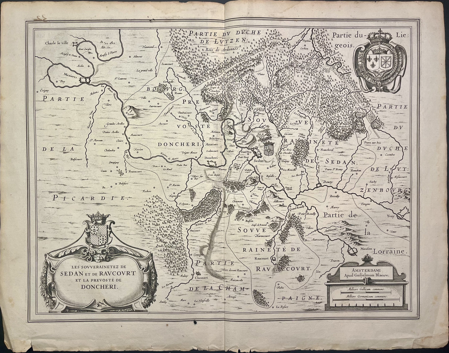 Achat carte ancienne Ardennes Sedan