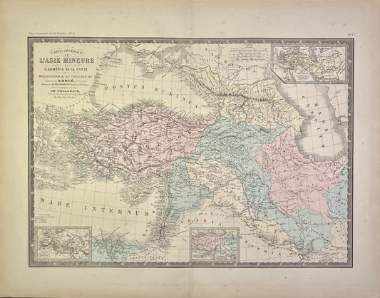 Achat carte ancienne Asie Mineure