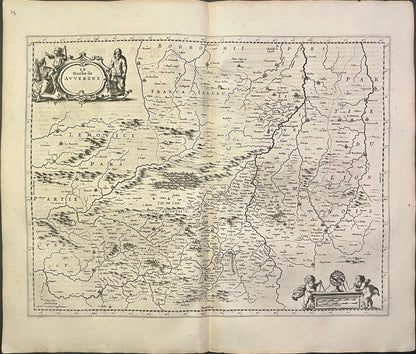 Achat carte ancienne Auvergne