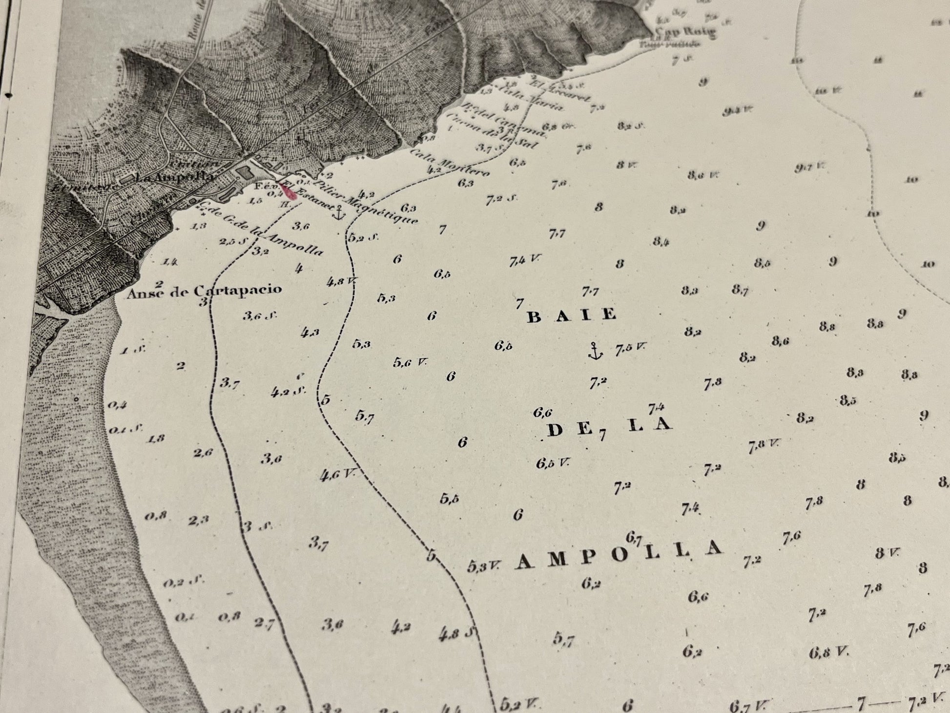 Achat carte ancienne Baie Ampolla