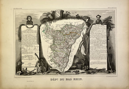 Achat carte ancienne Bas-Rhin