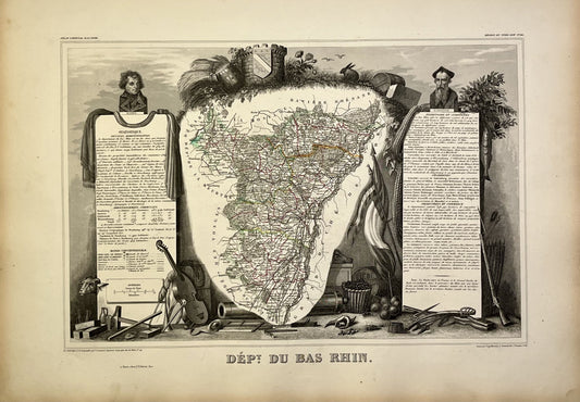 Achat carte ancienne Bas-Rhin