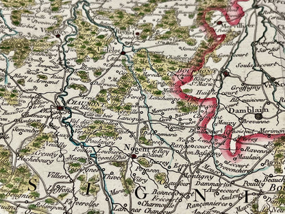 Achat carte ancienne Bassigny