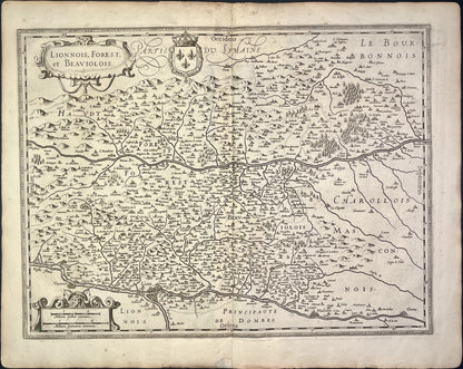 Achat carte ancienne Beaujolais