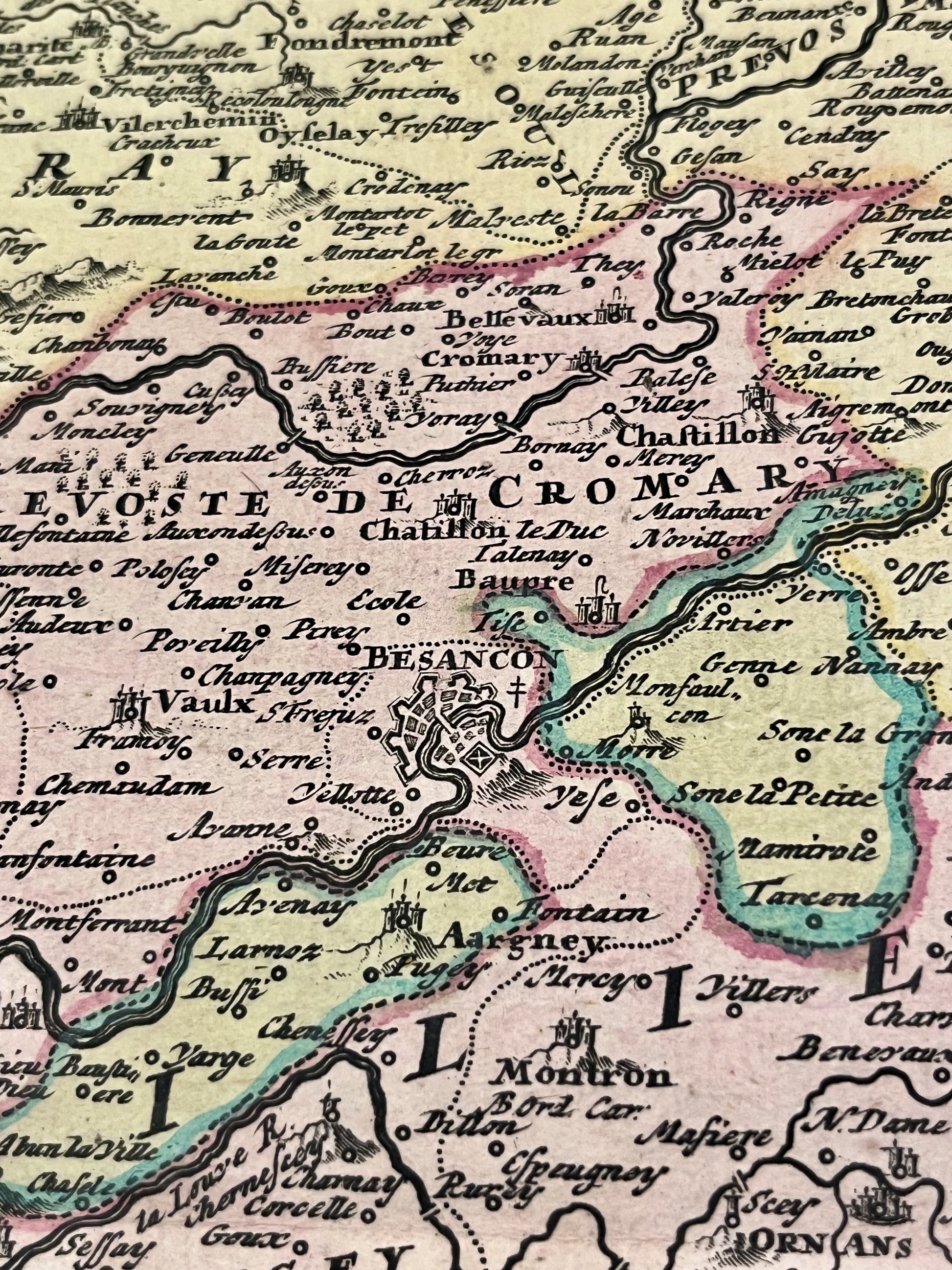 Achat carte ancienne Besancon Doubs