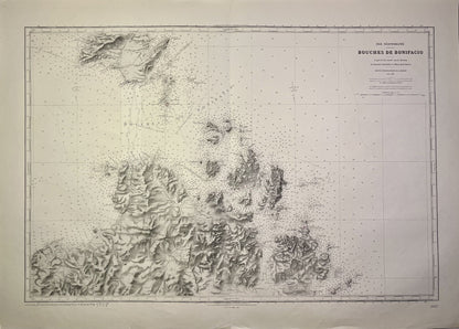 Achat carte ancienne Bouches de Bonifacio