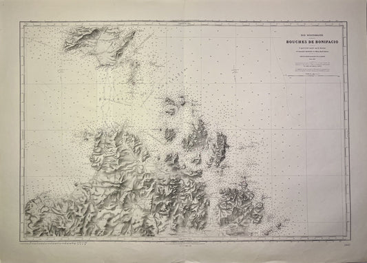 Achat carte ancienne Bouches de Bonifacio