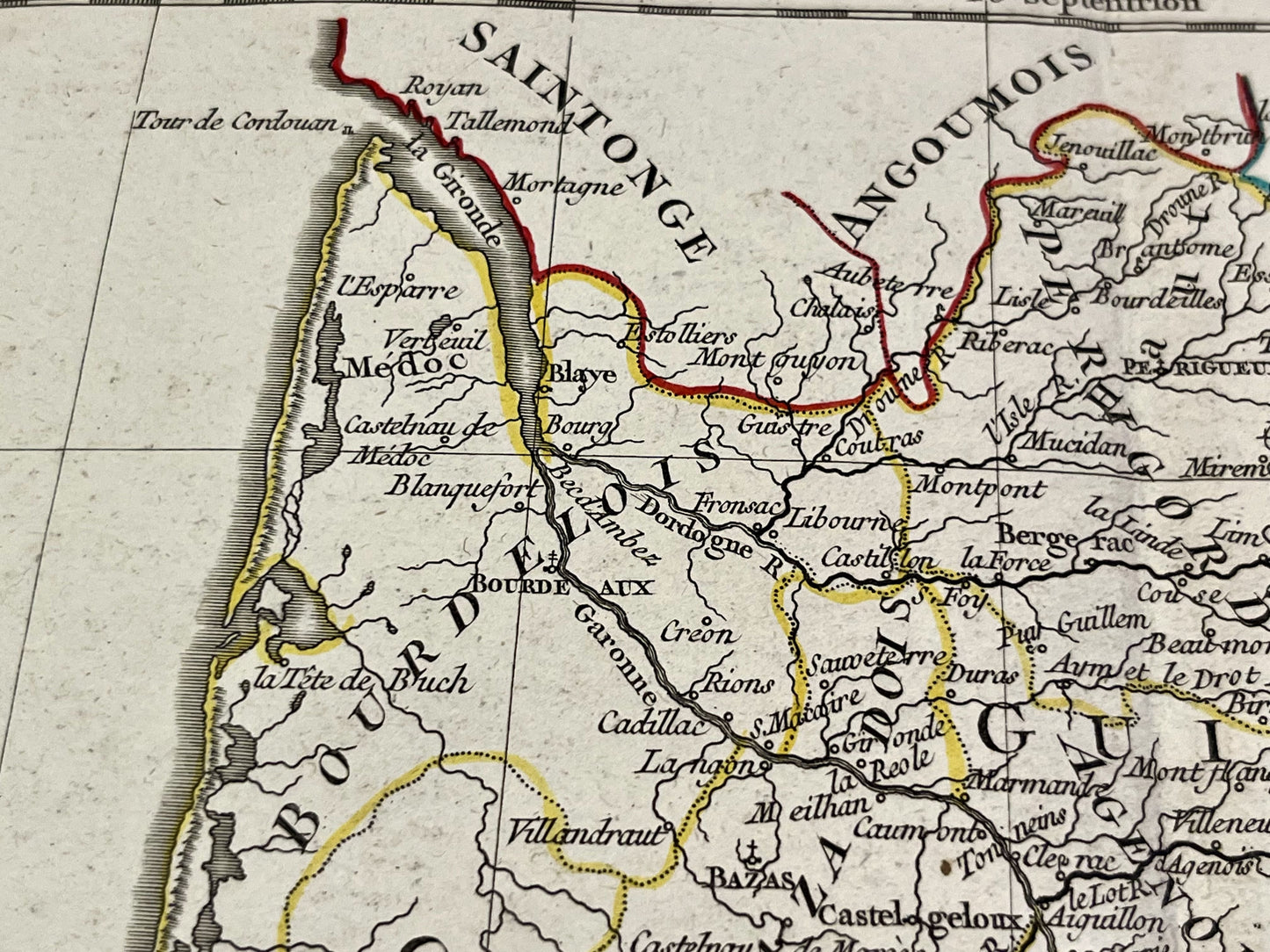 Achat carte ancienne Bourdelois