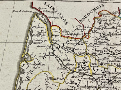 Achat carte ancienne Bourdelois