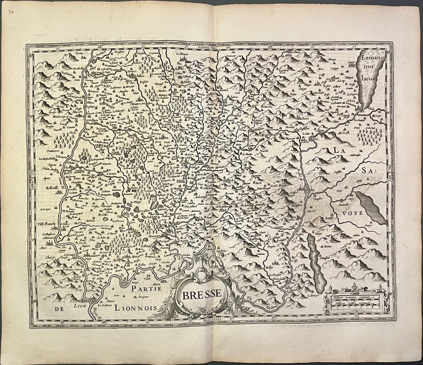 Achat carte ancienne Bresse