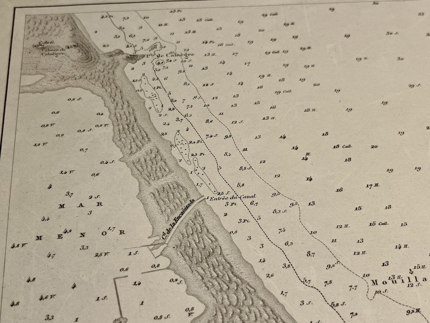 Achat carte ancienne Cap de Palos Espagne