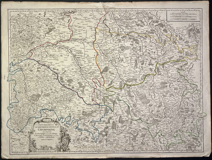 Achat carte ancienne Champagne Senonois