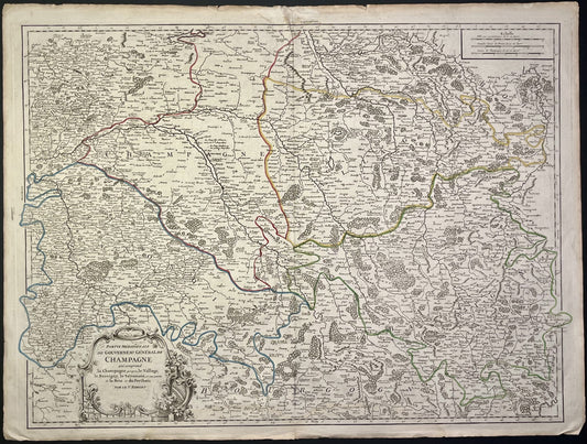 Achat carte ancienne Champagne Senonois