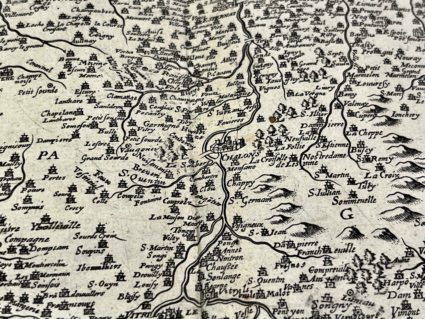 Achat carte ancienne Champagne par Leclerc