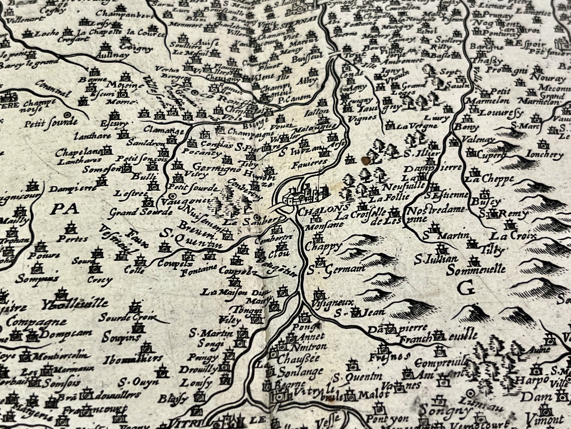 Achat carte ancienne Champagne par Leclerc