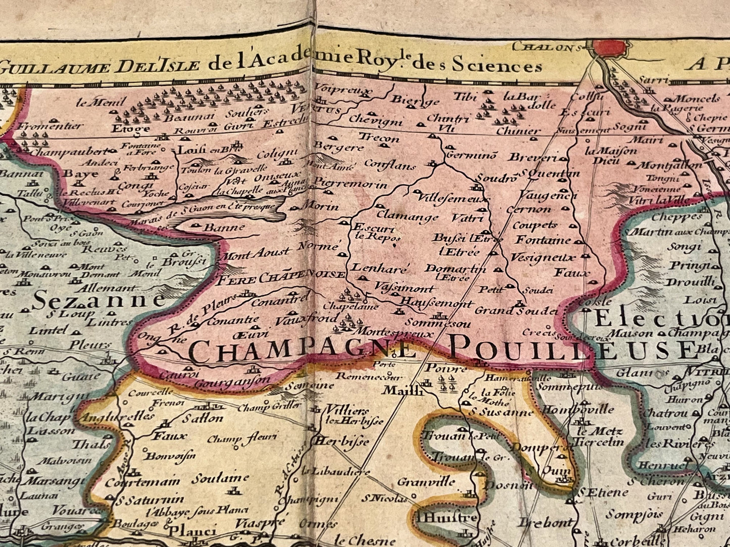 Achat carte ancienne Champagne pouilleuse