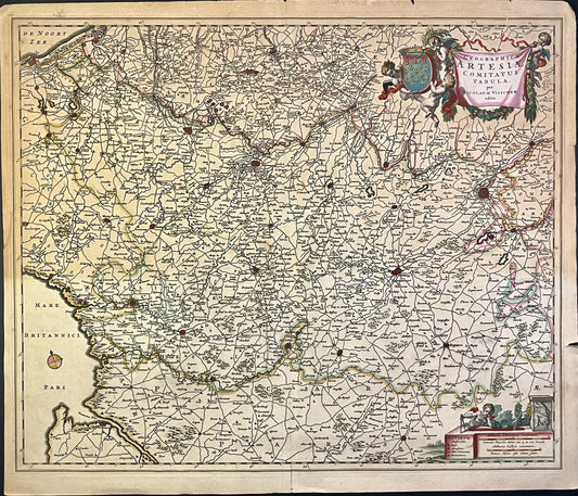 Achat carte ancienne Comte Artois