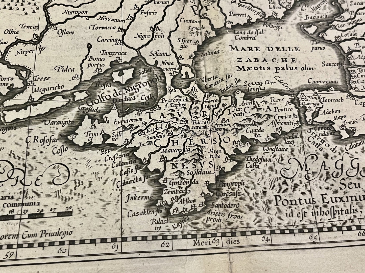 Achat carte ancienne Crimee