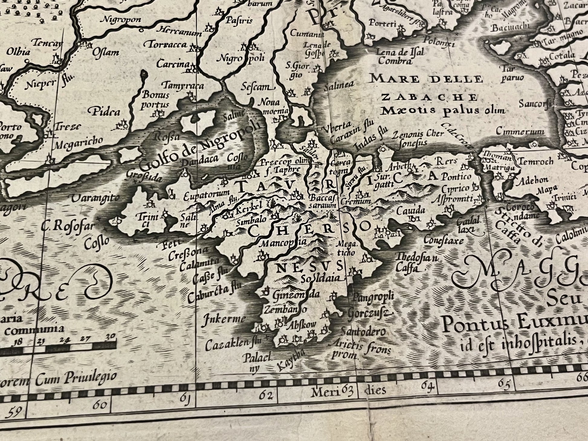 Achat carte ancienne Crimee