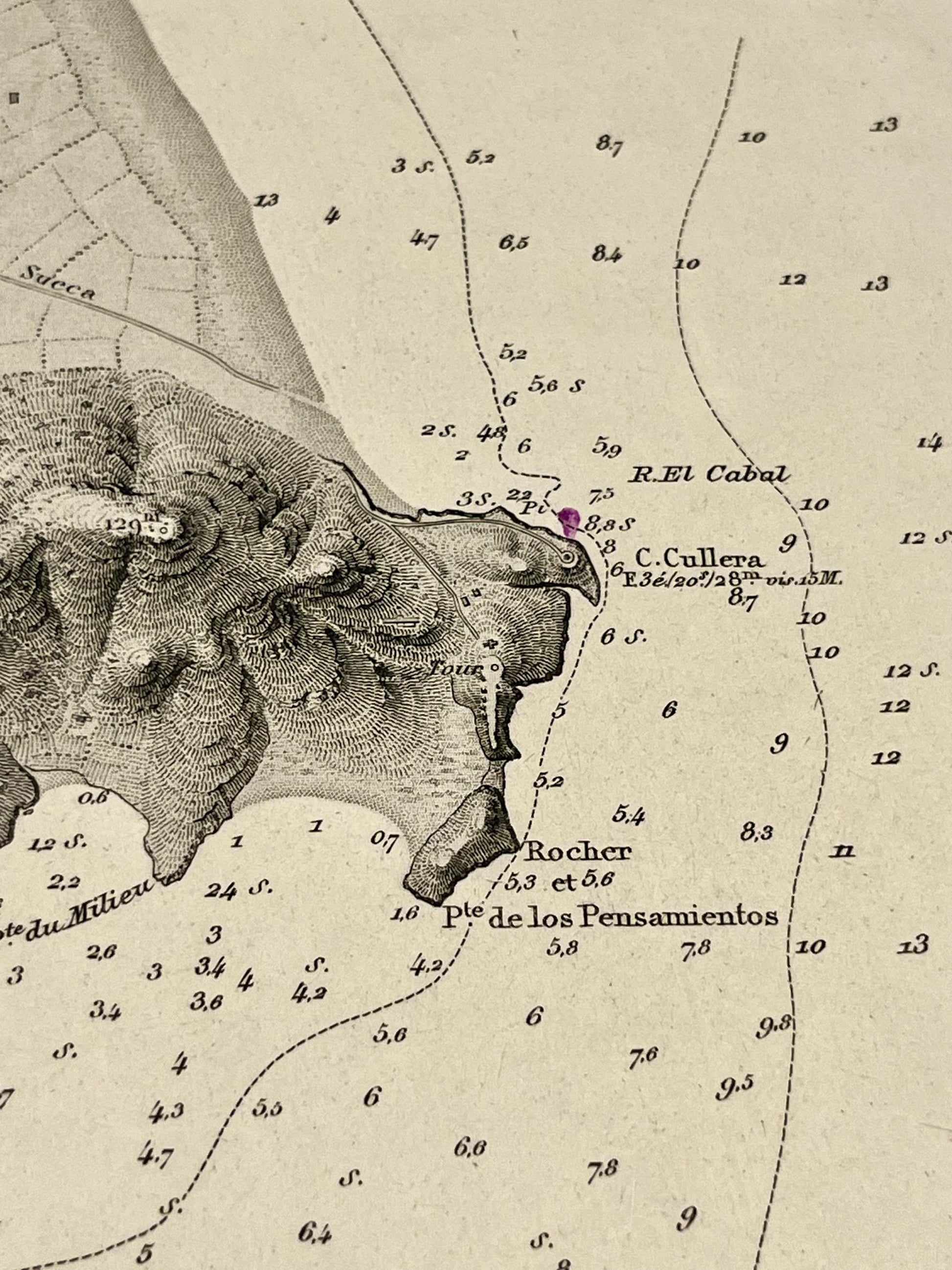 Achat carte ancienne Cullera Espagne