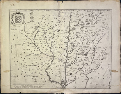 Achat carte ancienne Diocese Aire-sur-l'Adour