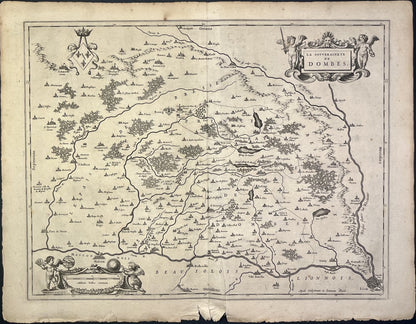 Achat carte ancienne Dombes