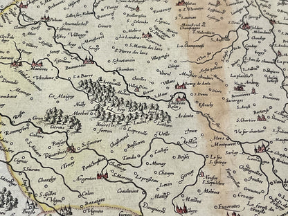 Achat carte ancienne Duche Berry