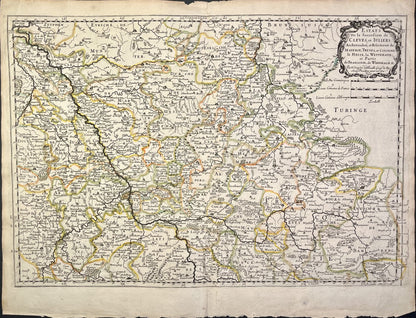 Achat carte ancienne Duche de Cleves