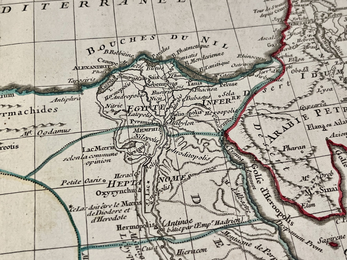 Achat carte ancienne Egypte et Libye