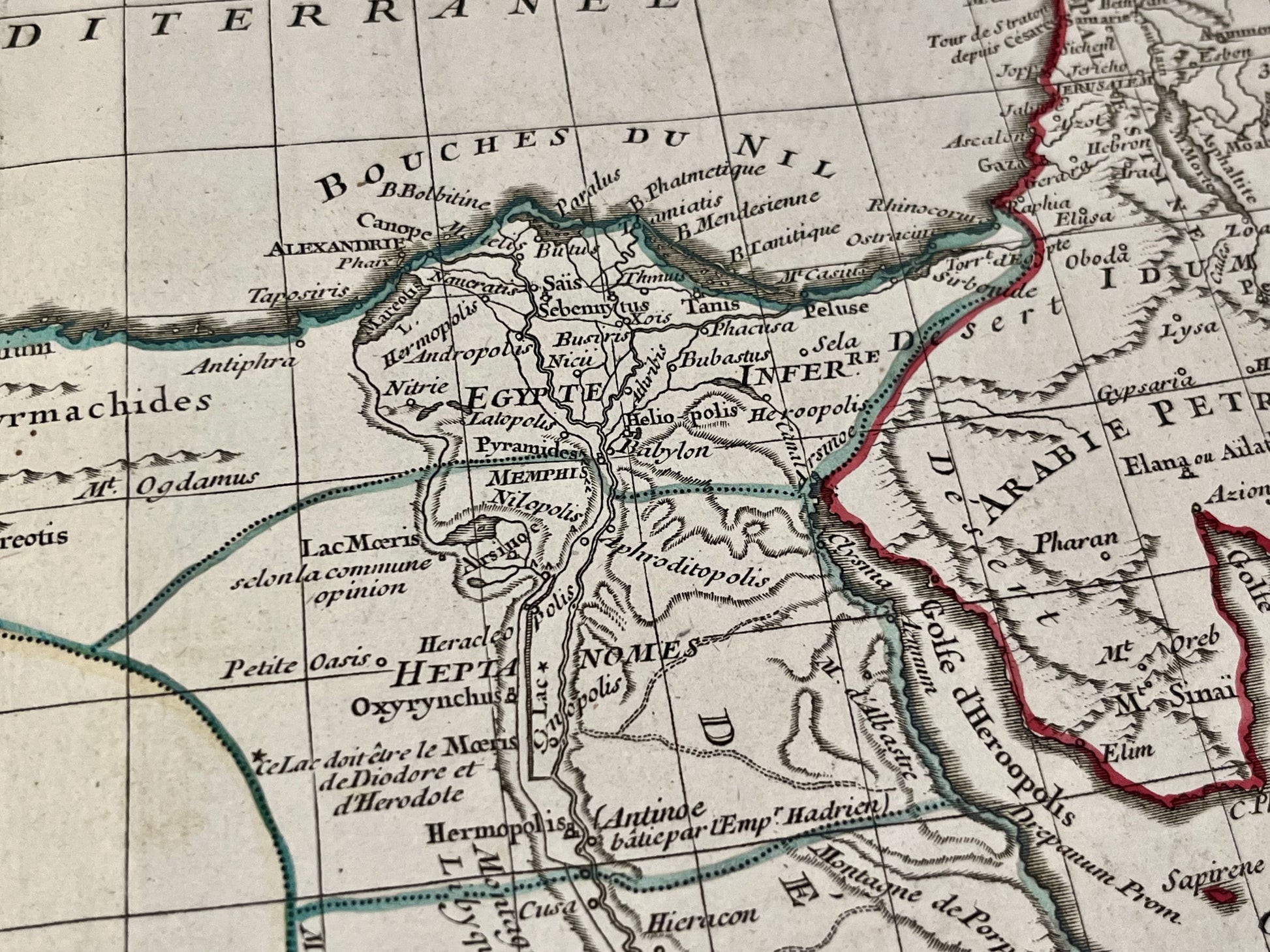 Achat carte ancienne Egypte et Libye