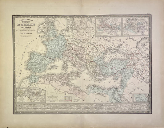 Achat carte ancienne Empire Romain