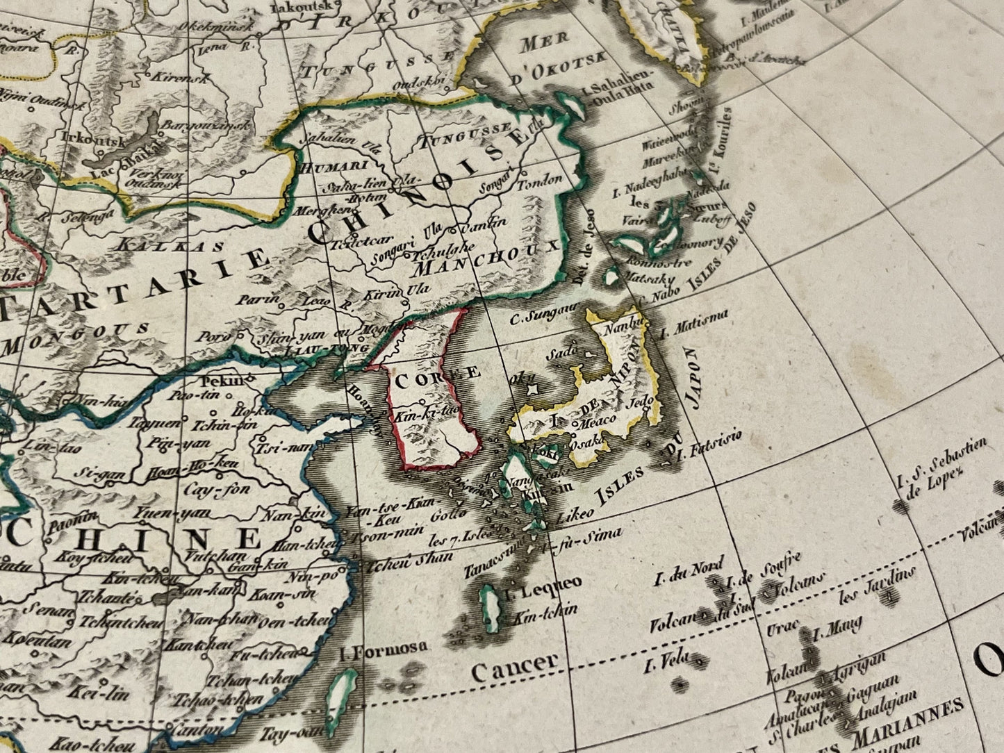 Achat carte ancienne Extreme Orient