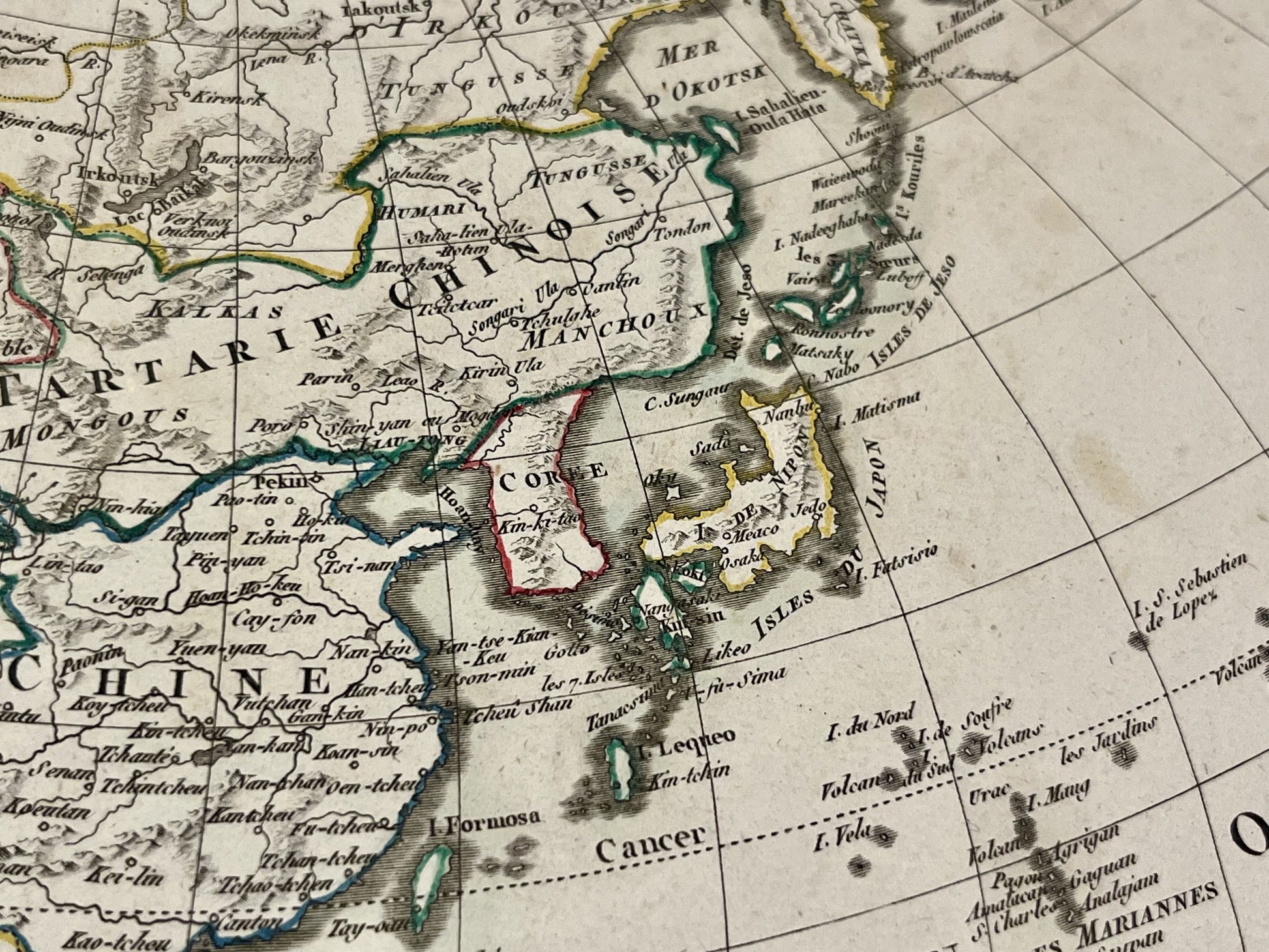 Achat carte ancienne Extreme Orient