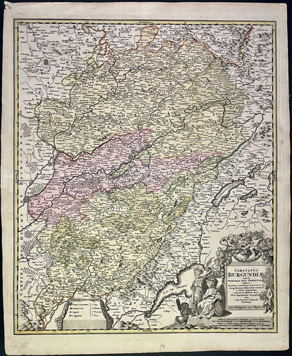 Achat carte ancienne Franche-Comte