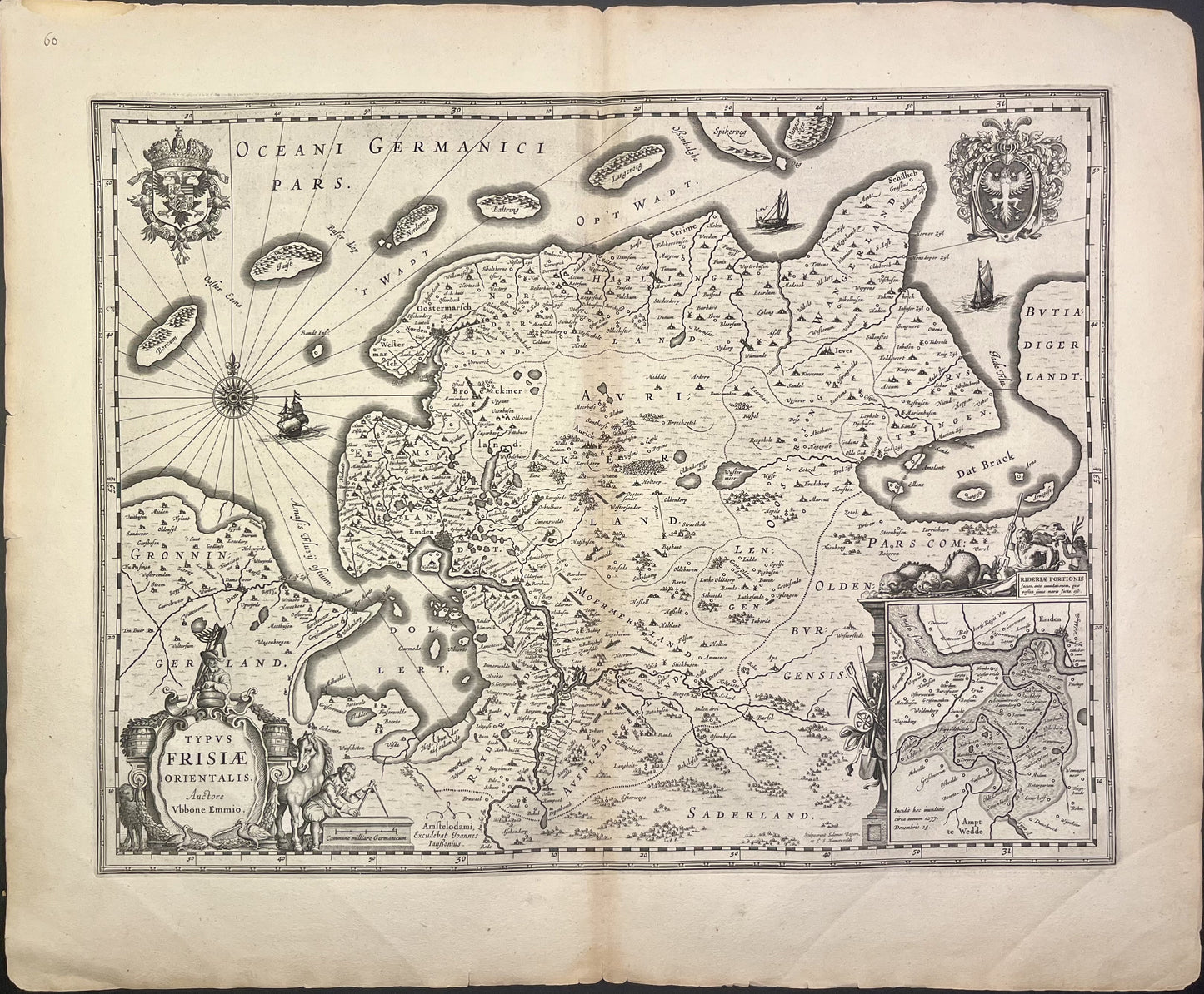 Achat carte ancienne Frise Orientale