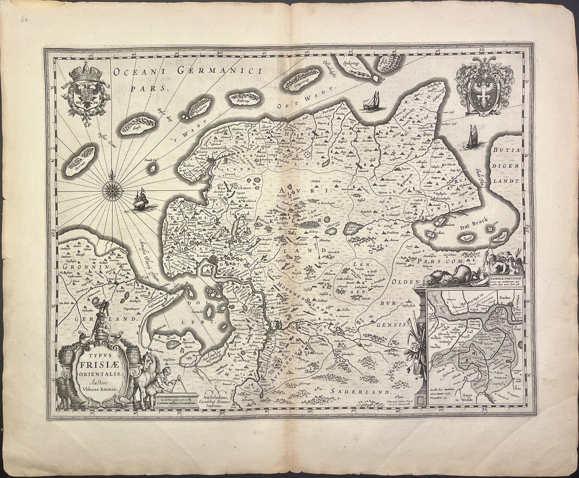 Achat carte ancienne Frise Orientale