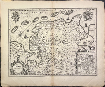 Achat carte ancienne Frise Orientale