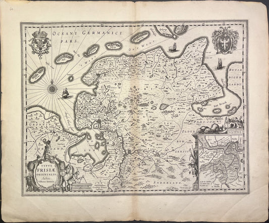 Achat carte ancienne Frise Orientale