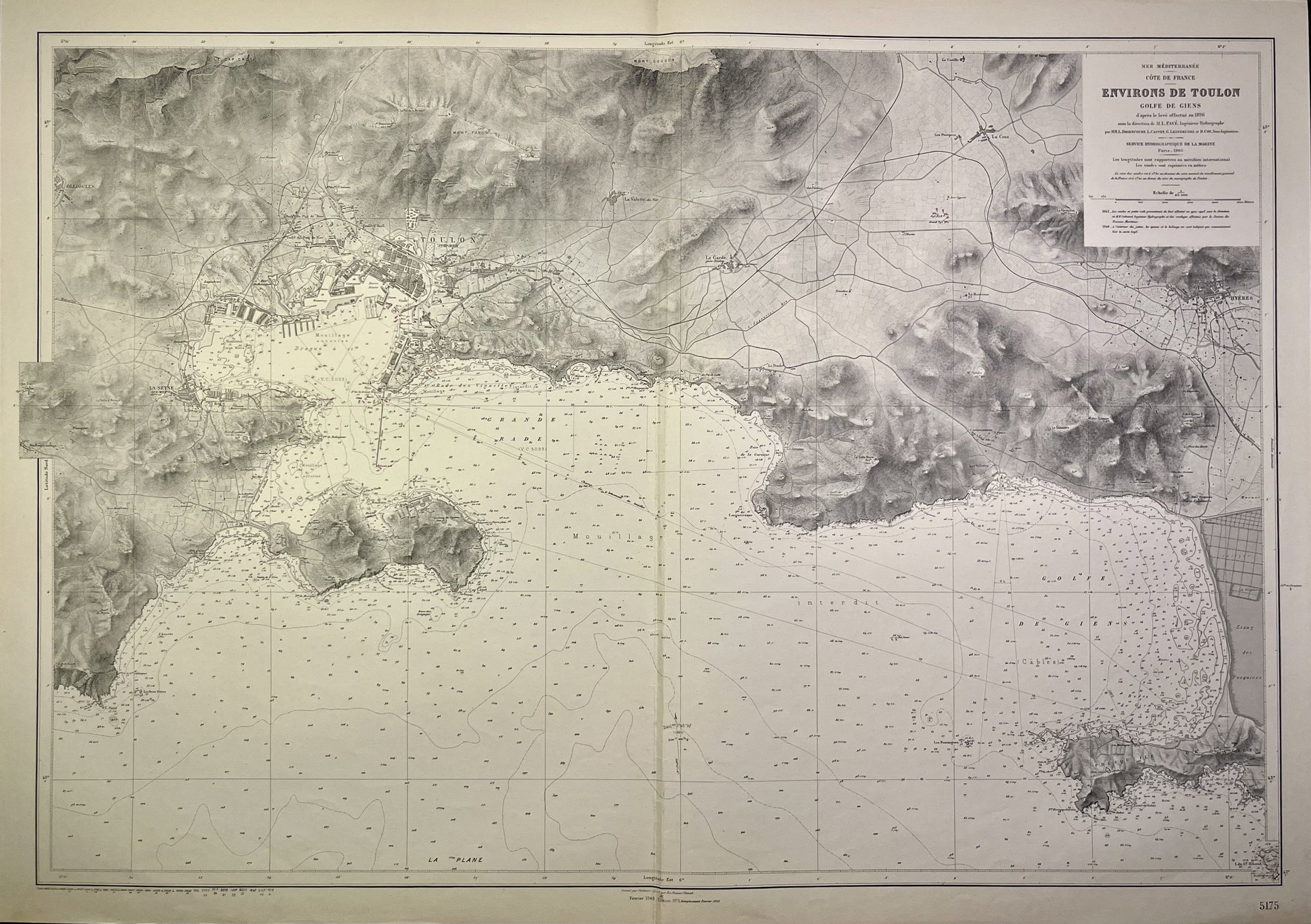 Achat carte ancienne Golfe Giens