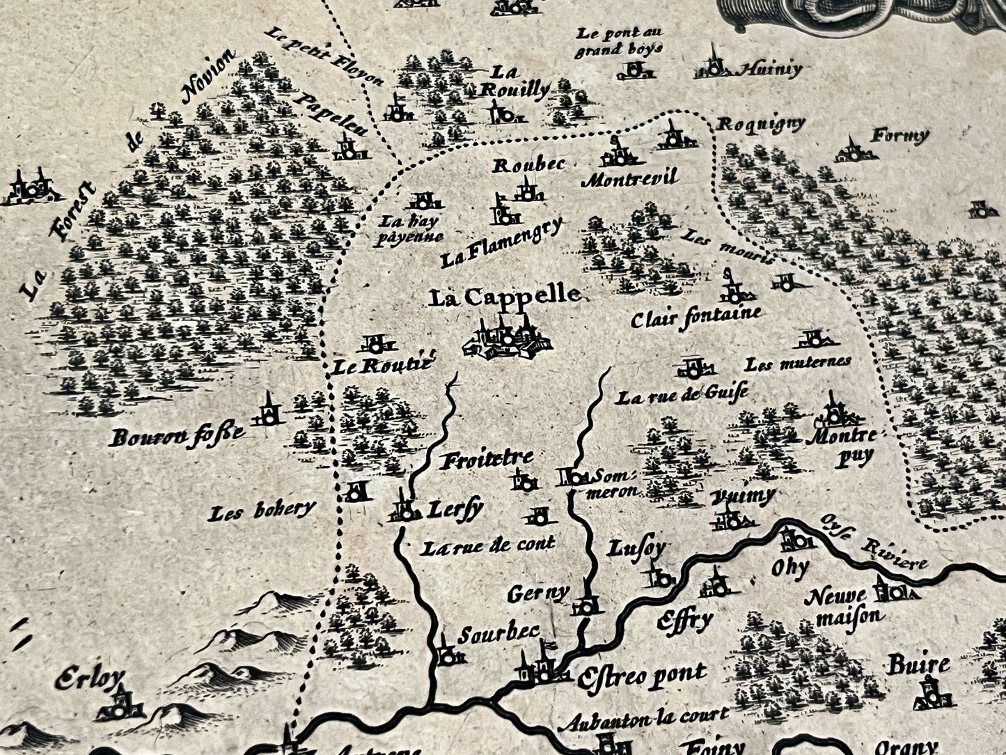 Achat carte ancienne Gouvernement la Capelle