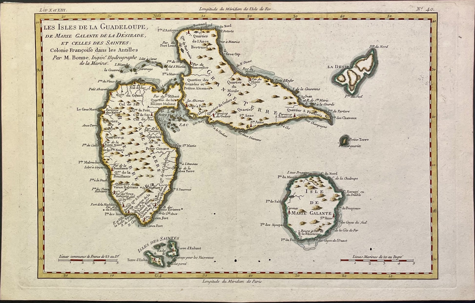 Achat carte ancienne Guadeloupe