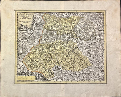 Achat carte ancienne Haute-Autriche