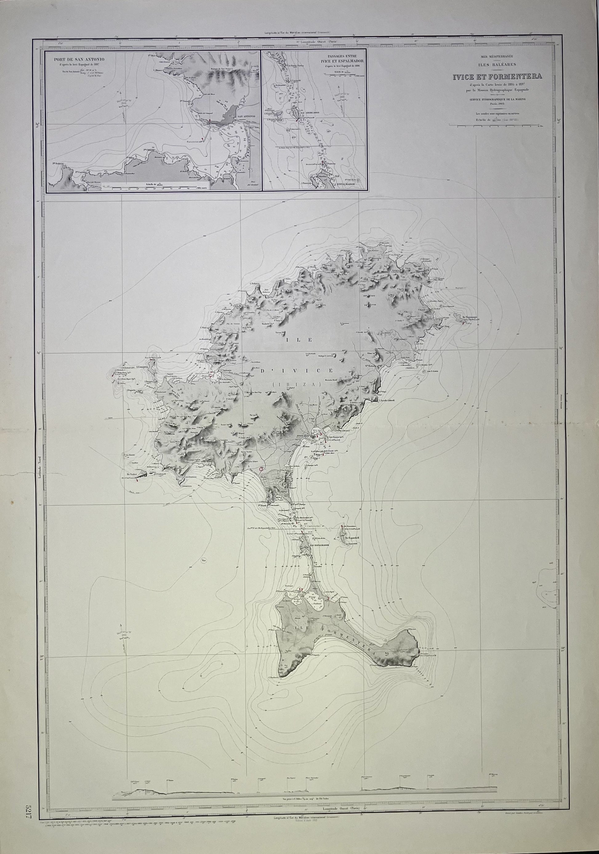 Achat carte ancienne Ibiza