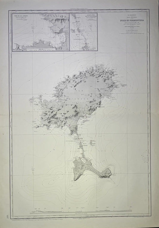 Achat carte ancienne Ibiza