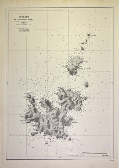 Achat carte ancienne Ile Cabrera Baleares