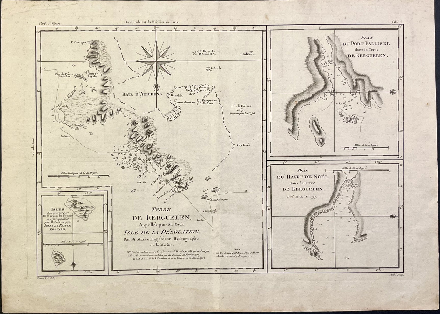 Achat carte ancienne Ile Kerguelen